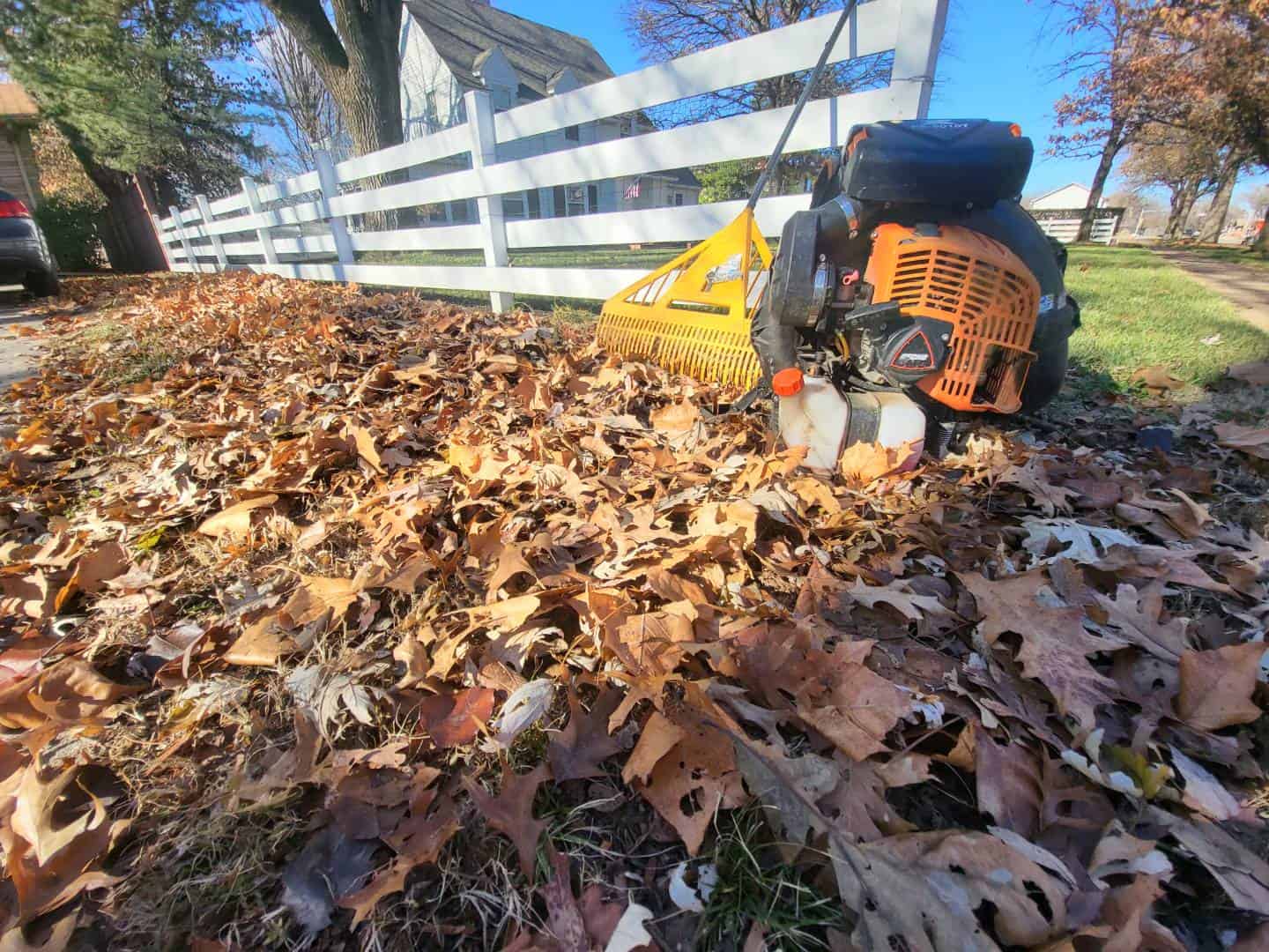 Wichita, Andover, and El Dorado leaf removal services
